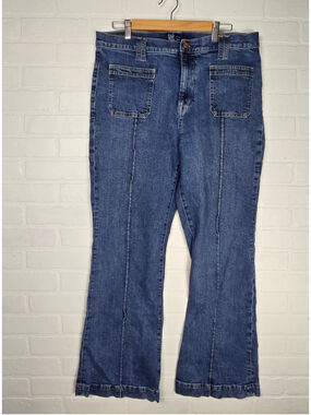 Women's Gap Blue 70s Flare Jeans Size 18